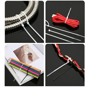 台灣現貨｜ 自鎖式尼龍束帶 100條/捆 捆線理線帶 電線收納整理 塑膠束帶 電線束帶 ｜丹丹悅生活