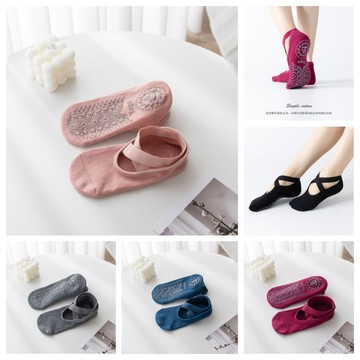 左右襪業【工廠直供】 秋季新款圓頭毛圈瑜伽襪熱銷普拉提專業防滑襪現貨精品