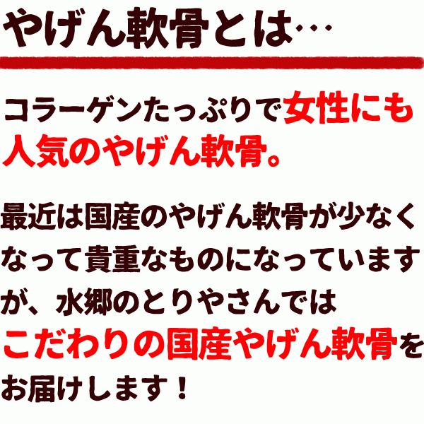 鶏肉 国産 ヤゲン やげん 軟骨 約500g