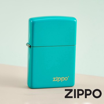 ZIPPO 淺綠松石色防風打火機 經典素面 官方正版 現貨 禮物 送禮 刻字 客製化 終身保固 49454ZL