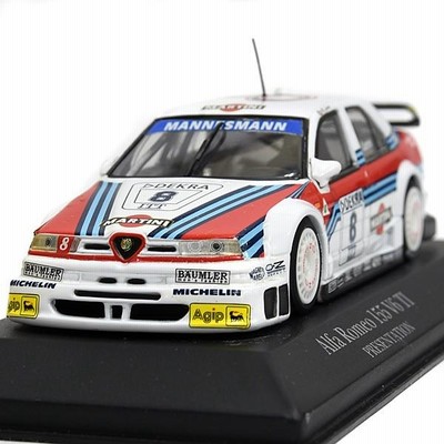 1/43 アルファロメオ 155 V6 TI 1995年 DTM No.8 N.Lariniミニチュア