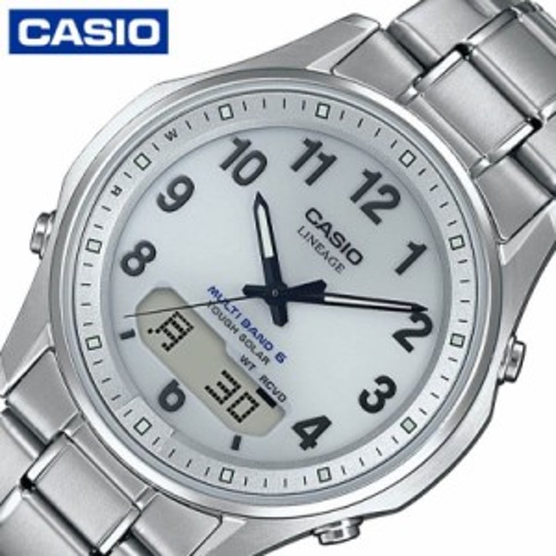 CASIO LINEAGE リニエージ ソーラー電波腕時計 LCW-110 - 時計