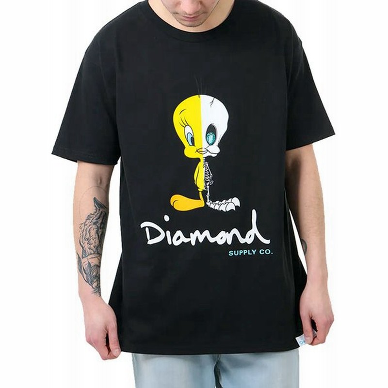 Diamond Supply Co X Looney Tunes ダイヤモンドサプライ ルーニー テューンズ Tシャツ Tweety X Ray Black T Shirt トゥイーティー メンズ カジュアル 通販 Lineポイント最大0 5 Get Lineショッピング