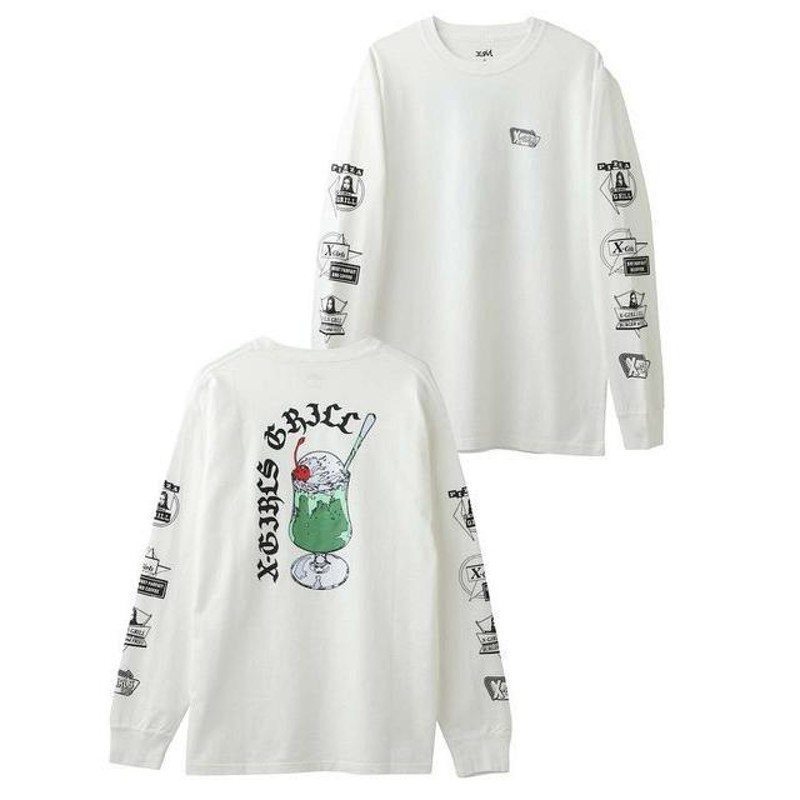 エックスガール X-GIRL SODA FLOAT L/S TEE ソーダ フロート ロンＴ