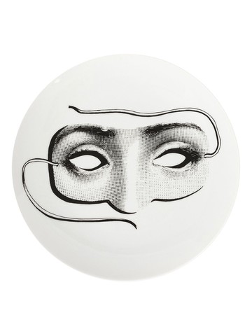 Fornasetti - Plate - unisex - China - One Size - White