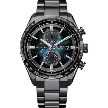 CITIZEN 100週年限量宇宙幻彩 鈦金屬光動能電波手錶 周年慶獻禮 LAYERS of TIME ATTESA(AT8286-65E)