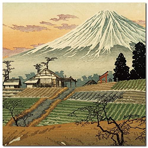 壁掛け 和 和柄 和室 和風 日本 富士山 畑 浮世絵 絵画 風景画