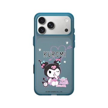 iPhone 17 Pro Max Clear (相機按鈕) 夜幕藍 - 三麗鷗-酷洛米 Kuromi - Good night