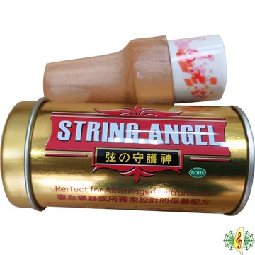 弦油 [網音樂城] String Angel 弦的守護神 固態 二胡 吉他 小提琴 琴弦 保養 (附擦琴布)