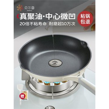(免運)貝爾圖煎鍋不粘鍋平底鍋家用牛排早餐鍋松餅烙餅電磁爐煤氣灶專用