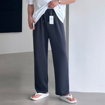 M-4XL 日常高彈力抗皺抽繩休閒寬褲 3色 (H4001) YUPPIE 預購商品 0902