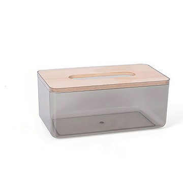 木蓋透明面紙盒 衛生紙盒 紙巾盒 透明原木盒 衛生紙收納盒 竹木抽紙盒 日式面紙盒 收納盒