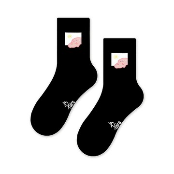 【in Pairs】肉泥好熱 | 中筒襪 襪子 潮襪