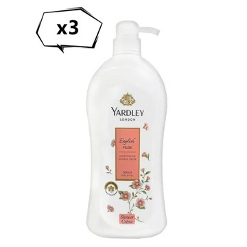 YARDLEY雅禮沐浴乳---英國麝香(900ml)*3