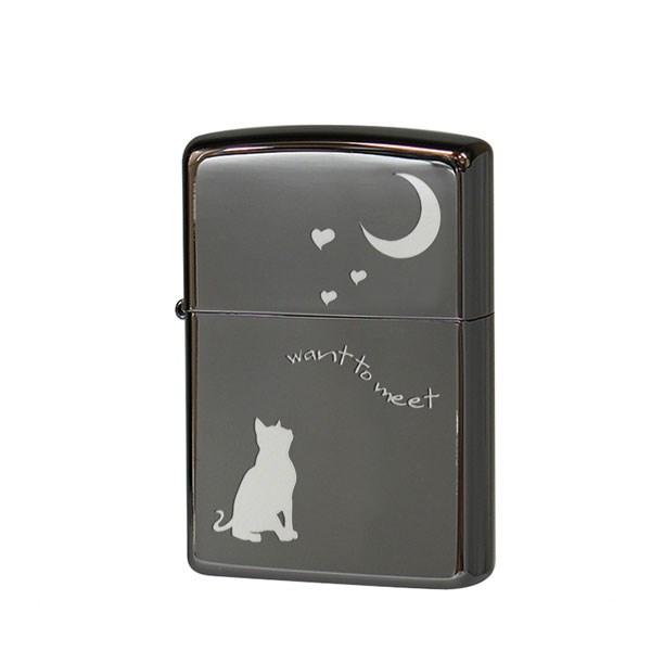 ZIPPO ジッポライター ジッポー キャット ムーン 猫 2CAT-BNA