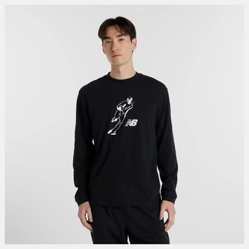 New Balance Shohei Always On Logo 男 長袖上衣 MT6129GVBK-F