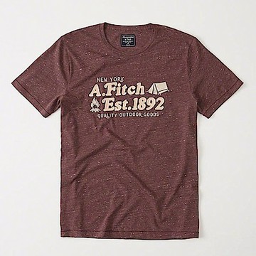 af a&f Abercrombie & Fitch 短袖 T恤 紅色 0619