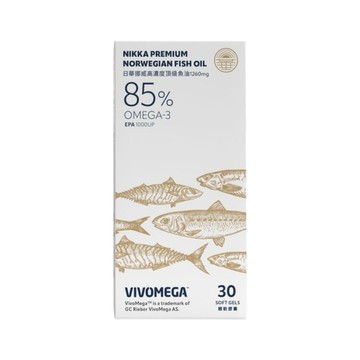 【日華】高純度頂級魚油85% EPA 30顆/盒 EPA1000mg rTG型 挪威魚油 通過SGS【壹品藥局】