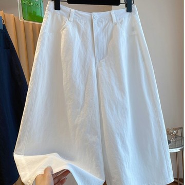 【ACheter】韓版七分短褲薄款寬鬆休閒直筒褲# 125190