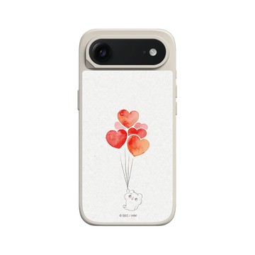 iPhone Air SolidX 貝殼灰 - 爽爽貓 Song Song Meow by SECOND - 愛心氣球