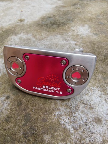 高爾夫球桿 高爾夫球桿 新款推桿 卡梅隆限量版紅心1.5半圓推桿 免費配送扳手