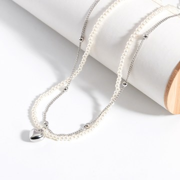 雙緒白心鍊(J053LBU00AD) - JUJURY