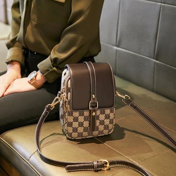 2025夏季新款潮小眾復古手機包包洋氣百搭單肩斜挎包迷你小包包女