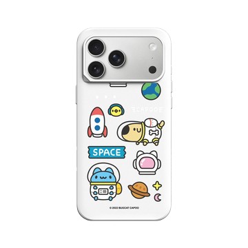 iPhone 17 Pro Max SolidX 白 - 貓貓蟲咖波 Bugcat Capoo - 咖波宇宙開箱圖