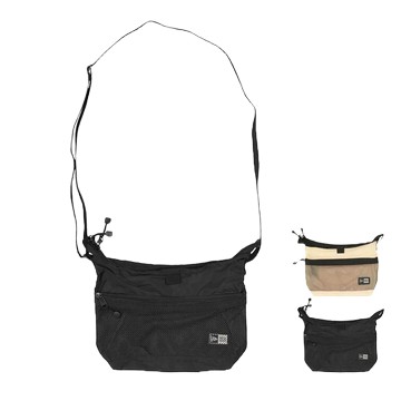 NEW ERA NE 肩背包 LIGHT WEIGHT 黑/象牙白 小包 側背包 輕量包 包包 情侶【TCC】