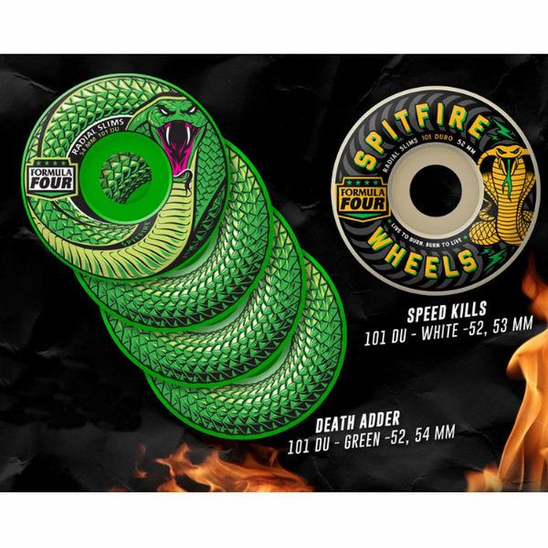 【大注目】 SPIT FIRE SPITFIRE WHEELS スピットファイア FORMULA FOUR スケートボード