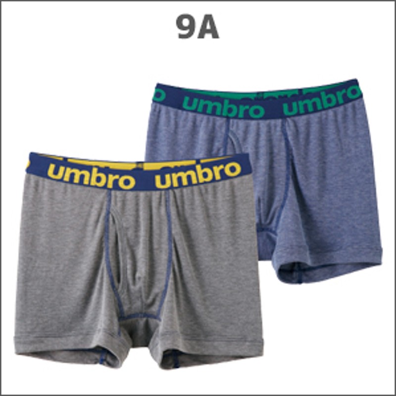 3組セット 計6枚 umbro アンブロ ボクサーブリーフ 前あき アソート2枚