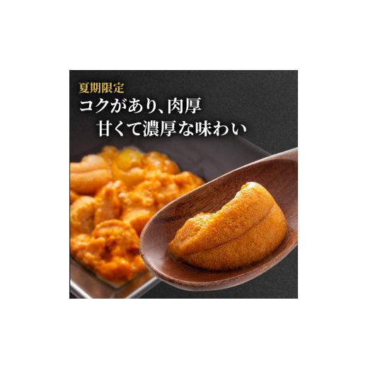 ふるさと納税 北海道 利尻町 北海道利尻島産「朝どり」生うに塩水パック80g×3パック（蝦夷バフンウニ）［2024年6月発送開始先行受付] ウニ 塩水ウニ 北海道 …