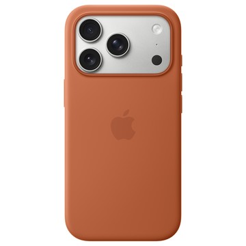 Apple 台灣公司貨 iPhone 17 系列 MagSafe 矽膠保護殼  iPhone 17 Pro Max  赤陶色