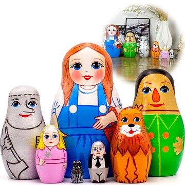 綠野仙踪套娃 7 件套 - Wizard of Oz Gifts - Wizard of Oz Toys