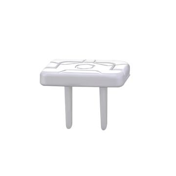 小麥購物 安全插座保護蓋 2孔  50個  3 x 2 x 2.5cm  g023