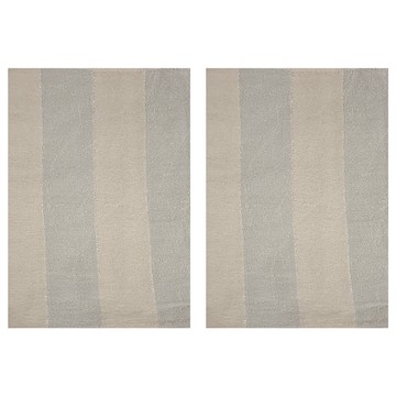 ELEGANCE 精粹水樣毛巾 76 x 33cm 灰色 純棉吸水 柔軟舒適  2條