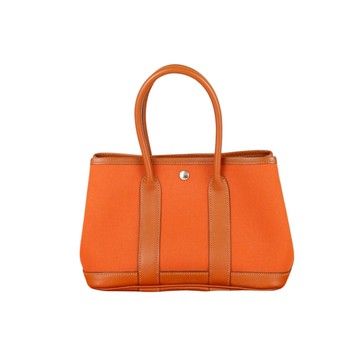 HERMES GARDEN PARTY23 TTPM 帆布手提包 (2005)