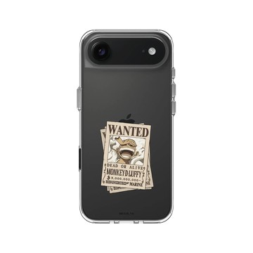 iPhone Air Clear Case（相機按鈕） 透明 - 航海王 One Piece - 懸賞單系列 -Luffy Gear 5