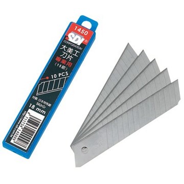 【文具通】SDI 順德 1450# 15節大美工刀片10片入 B4010466【領券滿額再折千12/31止】