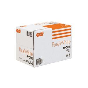 (まとめ) TANOSEE PPC用紙 Pure White A4 1箱(2500枚：500枚×5冊) 〔×10セット〕