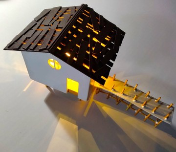 ♥ 點擊數突破 10 萬 (#^.^#) 今日享免運優惠 Pire15II~有棧橋的風景~LED 電池供電款