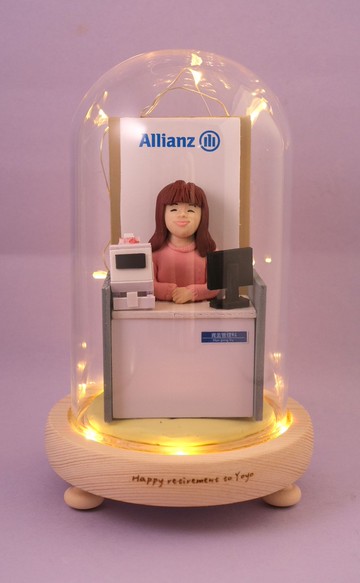 榮休記念小禮品,可客製名字.提供相片客製人物造型(各行各業造型)