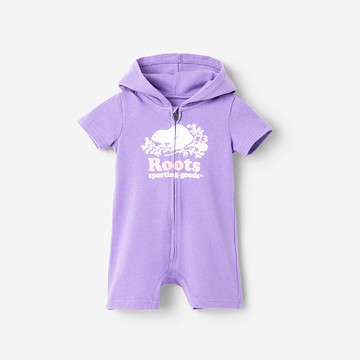Roots 嬰兒-MODERN CLASSIC 短袖連身裝