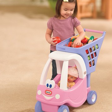 【美國Little Tikes】公主購物車 學步車/娃娃車/玩具卡車