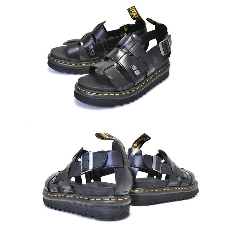 ドクターマーチン テリー ストラップ サンダル Dr.Martens TERRY STRAP SANDAL BLACK ZEBRILUS BRANDO  23521001 ZIGGY SOLE ジギーソール グラディエーター 厚底 | LINEブランドカタログ