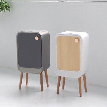 ELPHECO 不鏽鋼高腳雙開除臭感應垃圾桶20L ELPH887U