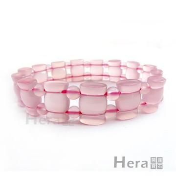 【Hera】精選沁漾粉晶板環