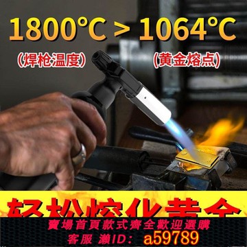 【台灣公司 可打統編】驗金槍噴槍燒黃金煉金子首飾融銀電子防風家用高溫戶外全套工具