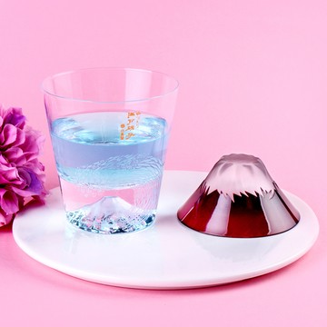 【任2件95折】現貨 完全限定品｜田島硝子 神奈川巨浪x祝盃朱紅款 威士忌杯+祝盃2入組 富士山杯 酒杯 玻璃杯 祝杯 日本原裝 伴手禮推薦 TG20-01-NAMI+TG13-013-1R 熱賣中!