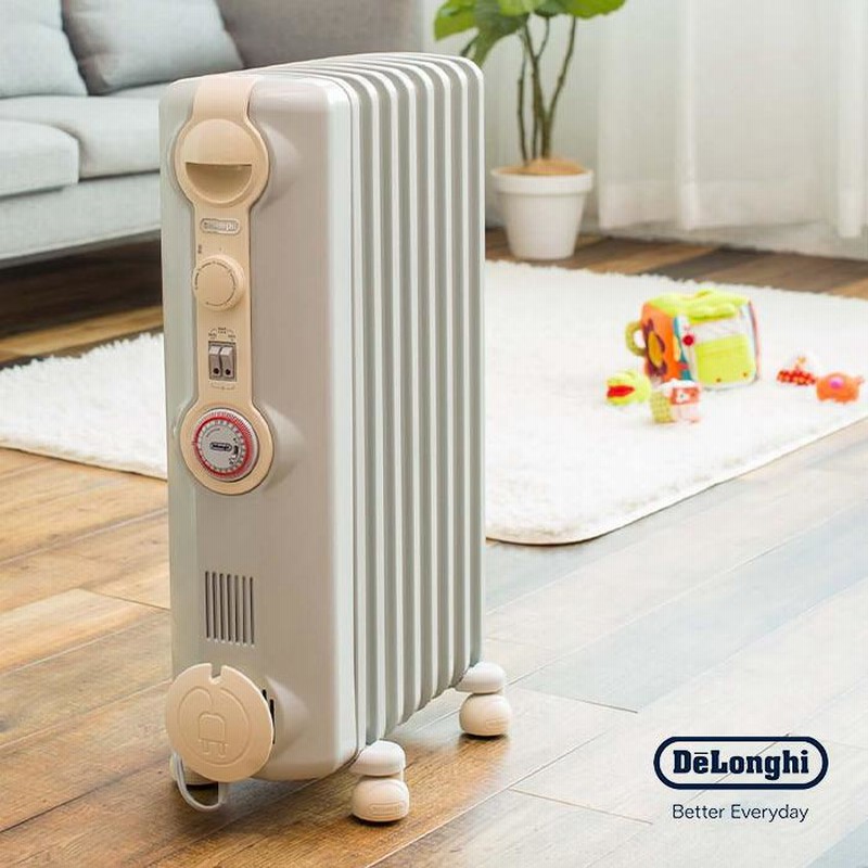 デロンギオイルヒーター 赤ちゃん 暖房 安心 DeLonghi ヒーター 安心 